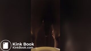 Guy takes a shit after waking up from a nap