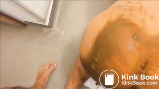 Nasty slut puke and scat