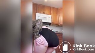 Teen desperate black pantypoop