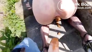 anal scat on the street