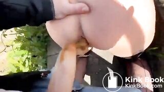 anal scat on the street