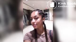 Latina takes a poop