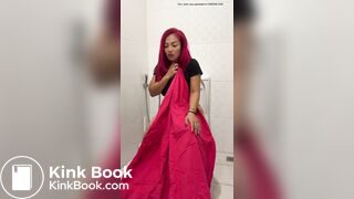 On toilet pooping - video 2