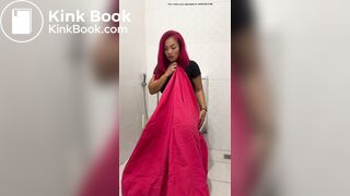 On toilet pooping - video 2