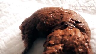 girl shits + used tampon