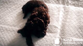 girl shits + used tampon