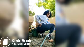 Public scat ebony