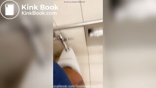 Taking shit in the public restroom