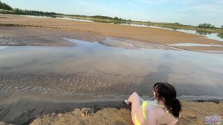 Muddy Beach Poop