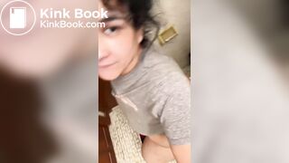 BBW Toilet Pooping - video 4