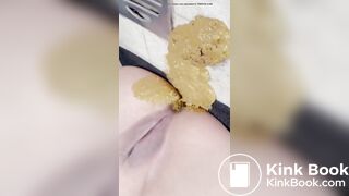 Hot girl creamy shit