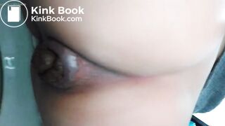 Cute babe takes a shitt