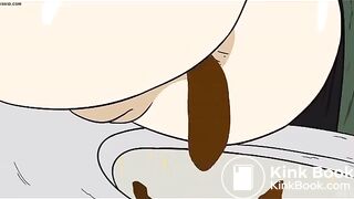 Girl pooping - video 502