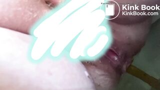 Chubby milf shitting