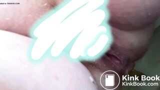 Chubby milf shitting