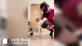 Dirty Nurse Double Stuffs Her Shitty Ass