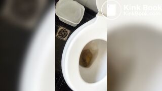 Dirty girl in the toilet - video 2