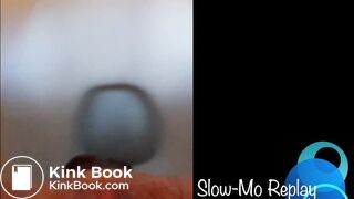 Sexy pussy Close-up toilet poop