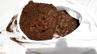 Huge poop in white panties - video 3