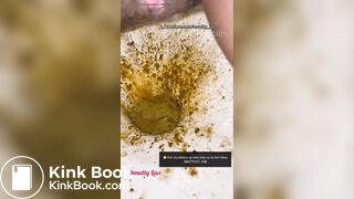 She unleashes thunderous DIARRHEA splashes - Part 2