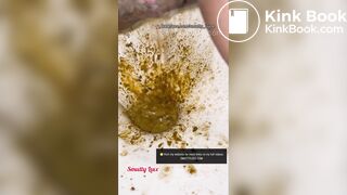 She unleashes thunderous DIARRHEA splashes - Part 2