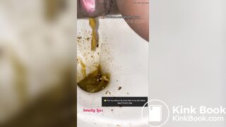 She unleashes thunderous DIARRHEA splashes - Part 2