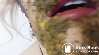 big asstanding shitting a tickle of diarrhea. smearing