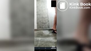 Indian aunty piss, poop parcel