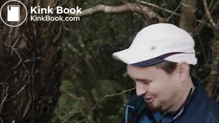 Constipated jogger girl poop scene