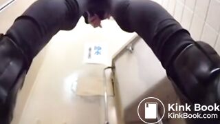 Girl Beautifully Pooping