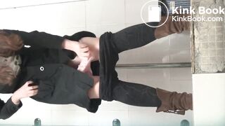 Peeping at Chinese girls using the restroom.ZAA_014