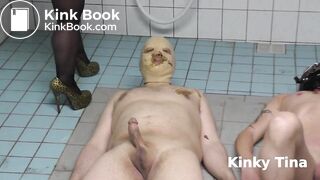 Double Domination: 2 Mistresses Shit in Slave's Mouth