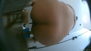 Peeping at Chinese girls using the restroom.ZAA_012