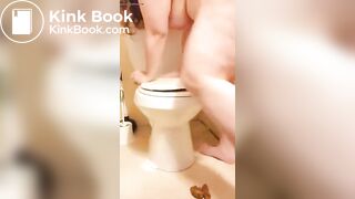 Huge SSBBW Scat on toilet