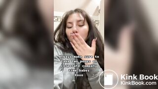 Woman pooping on company’s time