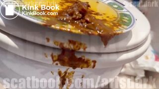 @SCATDARK SHITTING IN A PLATE