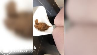 Girl shit on the potty