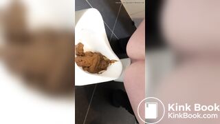 Girl shit on the potty