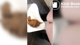 Girl shit on the potty