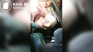 Girl shit in car
