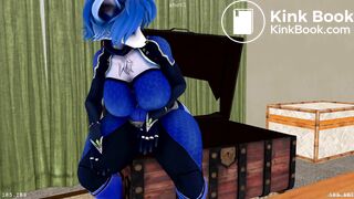 Star fox Female Fox and Krystal Hyperscat (WIP)