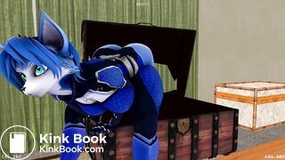 Star fox Female Fox and Krystal Hyperscat (WIP)