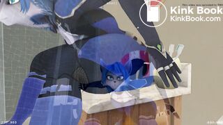 Star fox Female Fox and Krystal Hyperscat (WIP)