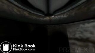 3D Girl pooping - video 2