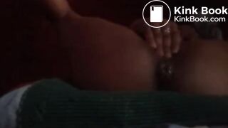 Black ebony pushing truffles out for shit pigs