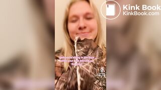 Teen girl caught pooping by friend