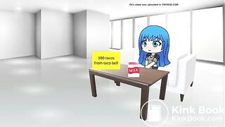 Gacha Girl Has Diarrhea After Taco Bell