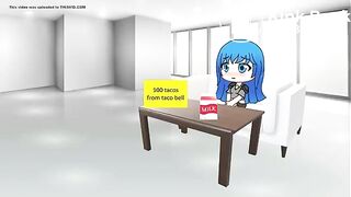 Gacha Girl Has Diarrhea After Taco Bell