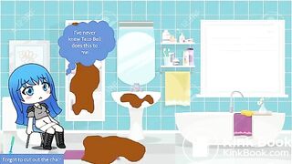 Gacha Girl Has Diarrhea After Taco Bell