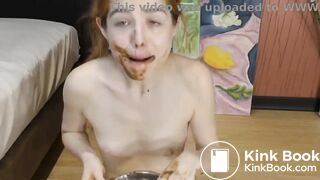 Little Cutie Eats All Her Scat